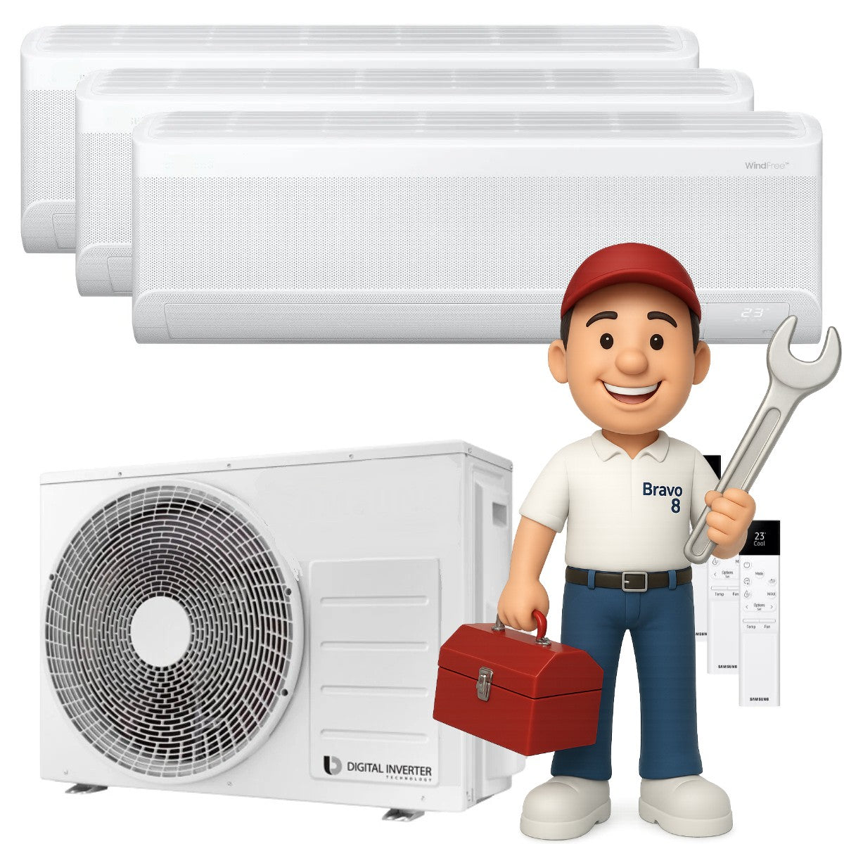 Manutenzione climatizzatore trial split